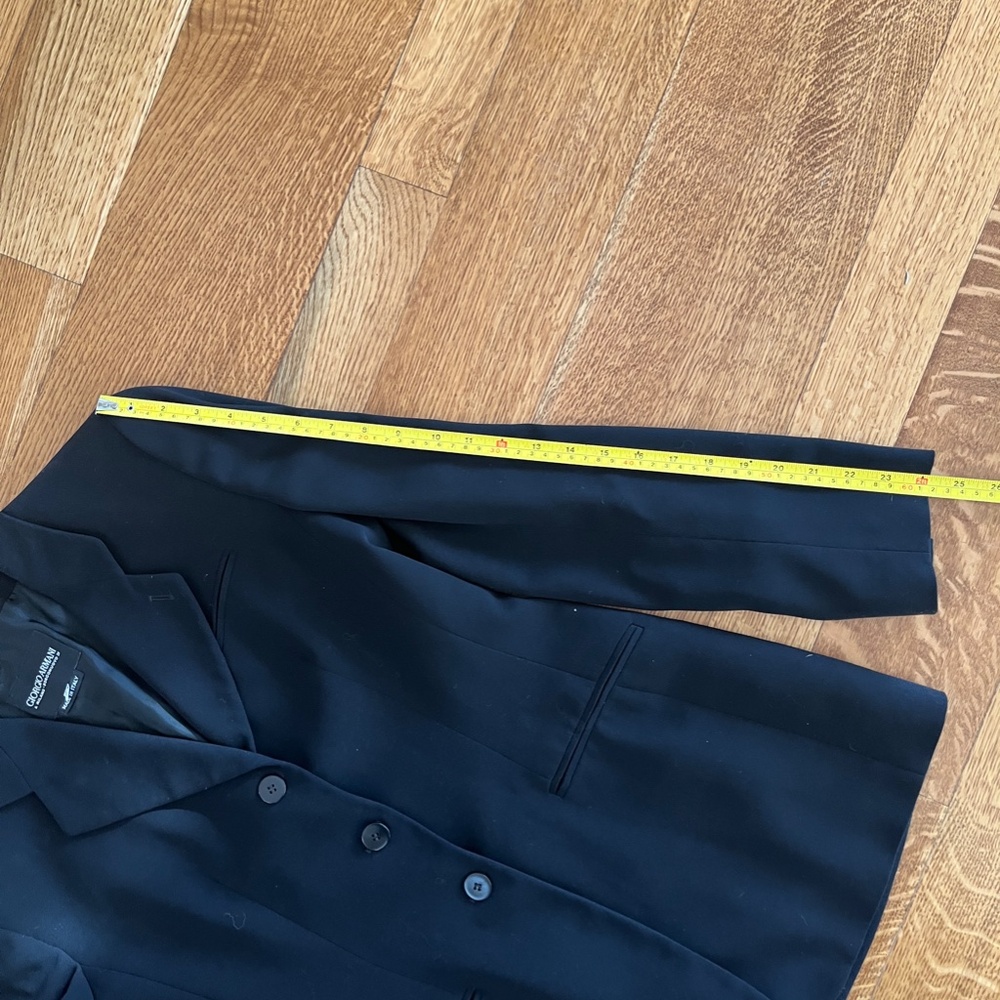 Gorgeous vintage Giorgio Armani black wool blazer, like new, Italian size 46 - Picture 11 of 11